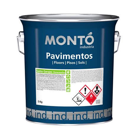 Pintura suelo garaje clorocaucho MONTÓ 5KG gris Leroy Merlin