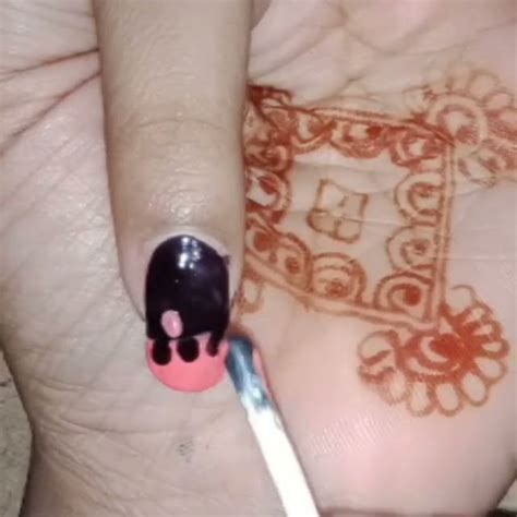 Simple Nail Art Design For Beginners Subscribe Shorts Likes Comment