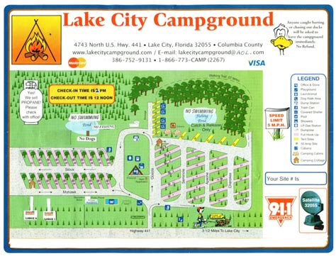 Map Of Lake City Florida And Surrounding Area Wells Printable Map