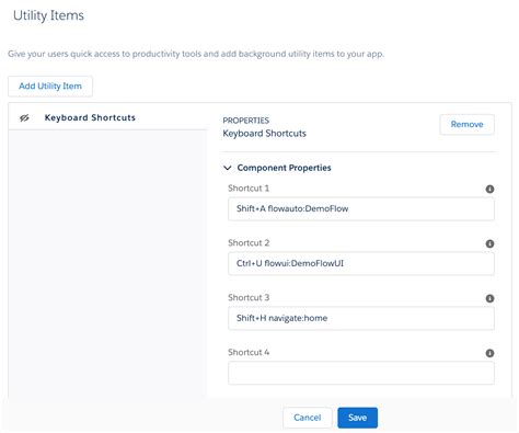 GitHub - afawcett/kbshortcututil: Custom keyboard shortcuts component ...