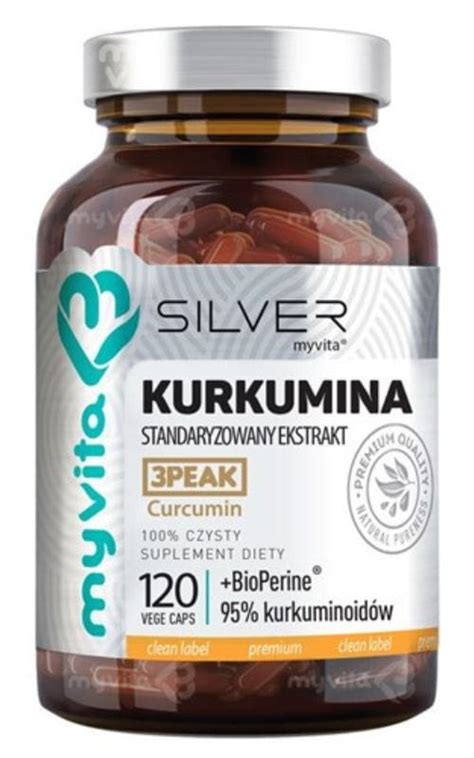 Kurkumina piperyna 120 kapsułek Silver MyVita Skład Cena Opinie