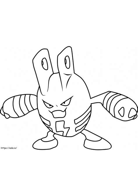 Centered Gen 2 Pokemon Coloring Page