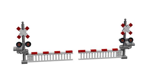 Lego Train Signaux De Croisement Railroad Crossing Signals Moc