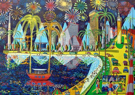 Raphael Perez Artwork Naive Painting Naive Art Artwork Painting