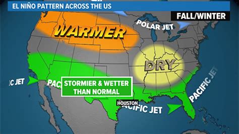 NOAA Winter Outlook 2023 2024 Houston Texas Colder Wetter Khou