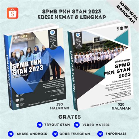 Jual Buku TERBARU SPMB PKN STAN 2023 Edisi Lengkap Hemat Shopee