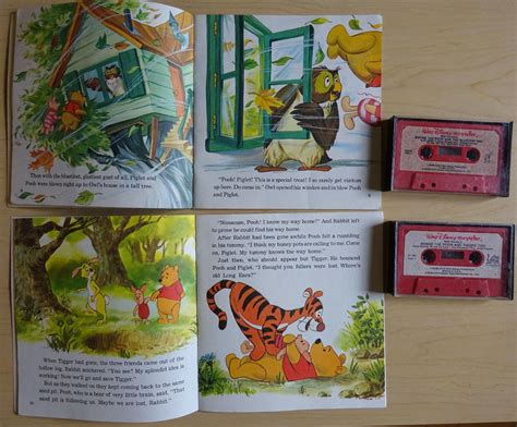 Vintage Classic Disney Read Along Books Audio Cassette Tape and Book ...