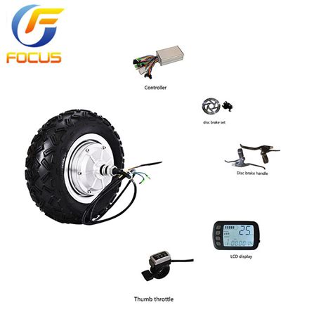 High Quality 10 Inch Gearless 350W 500W 800W BLDC Scooter Electric Hub