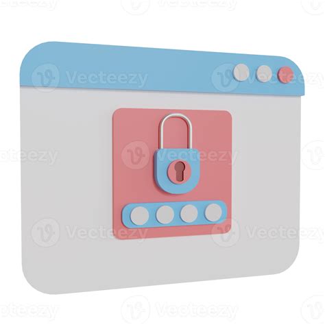 illustration object icon security password     web app