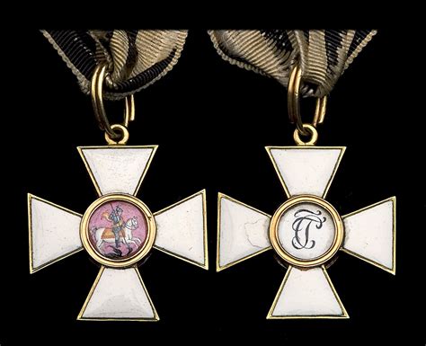 Russian Order of St. George Awards for Waterloo – Orders & Medals Society of America