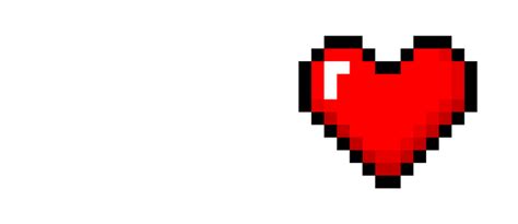 8 Bit Heart Png