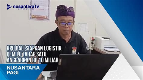 KPU Bali Siapkan Logistik Pemilu Tahap Satu Anggarkan Rp 10 Miliar