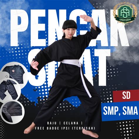 Jual Sa Uniform Baju Pencak Silat Anak Smp Ipsi Kids Premium Seragam