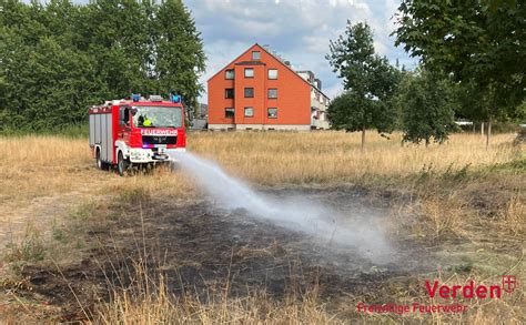 Flächenbrand Freiwillige Feuerwehr Stadt Verden Aller