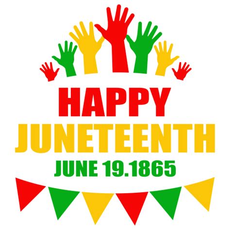 Happy Juneteenth Clip Art