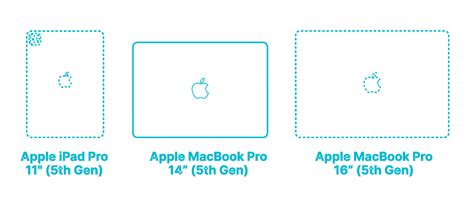 Apple Macbooks Dimensions And Drawings