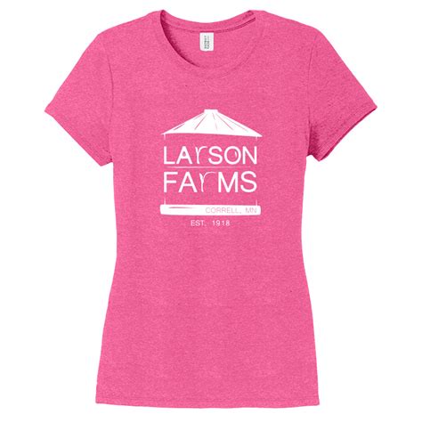 Womens Larson Farms Logo Tee Farm Focused