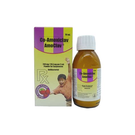 AMOCLAV Co Amoxiclav 228 5mg 5mL Powder For Suspension 70mL