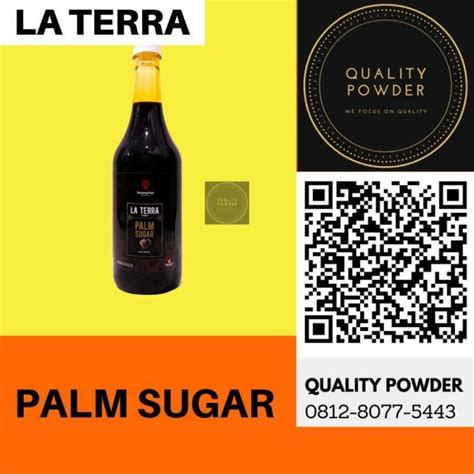 Jual PALM SUGAR LA TERRA MINUMAN KEKINIAN SYRUP LIQUID GULA AREN CAIR