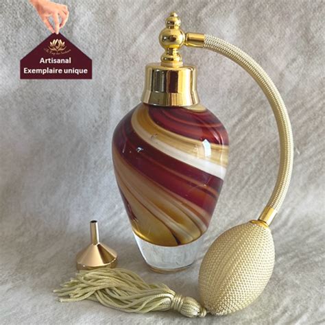 Vaporisateur De Parfum Poire Artisanal Spirale Marron 100 Ml Au P