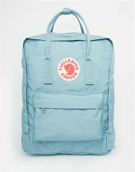 Fjallraven Kanken In Sky Blue At Asos Fjallraven Kanken Rugzak