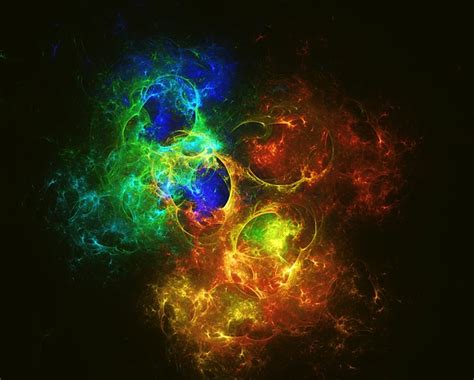 Download Fractal Fire And Ice Light Fractal Royalty Free Stock