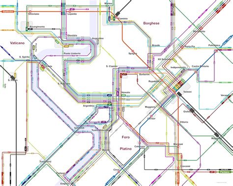 Rome Bus Map The Famous City Of Rome Has Nearly 3 Million Flickr