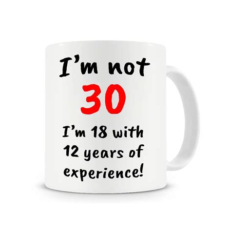 30th Birthday T Boss Mug Friends T Coffee Mugs Ceramic Tea Mugen