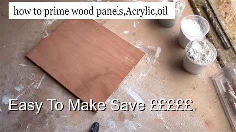 How To Prep Wood For Painting Acrylic Painting YouTube