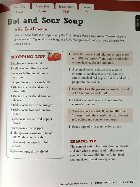 Hot And Sour Soup Hot And Sour Soup Instant Pot Recipes Instant Pot Pressure Cooker
