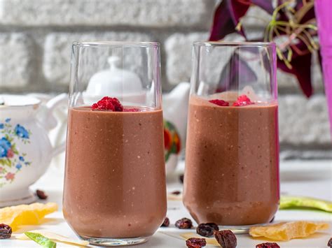 Keto Chocolate Raspberry Smoothie Recipe Flavor Portal