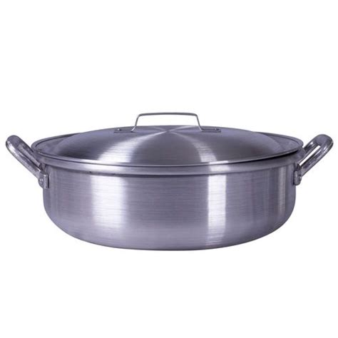 17 QT ALUM RICE COOKER POT W/LID | Carolina Cooker