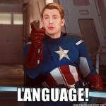 Captain America Language Meme Generator - Imgflip