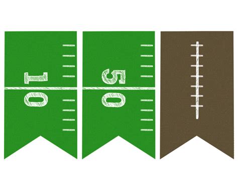 Football Banner Free Printable {Football Party} - Paper Trail Design