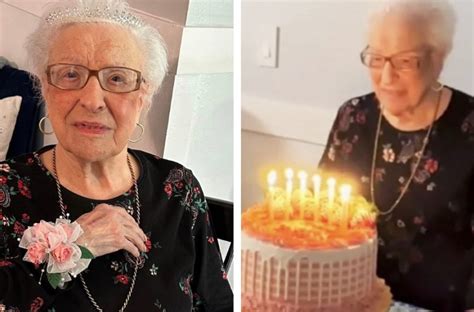 107 Years Old Grace Lepayne Celebrates Her Birthday And Shares The