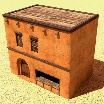 Arabian Merchant House - 3D Model by Lionheart