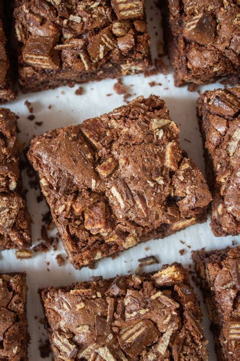 Kit Kat Brownies Taffey Bakery