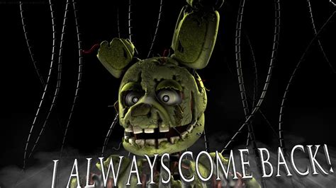 I ALWAYS COME BACK Scene FNAF YouTube