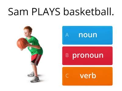 Noun Verb Adjective Game Teaching Resources