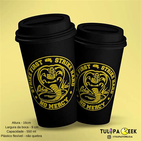 Copo Bucks Cobra Kai TULIPA GEEK