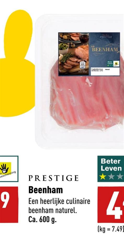 Prestige Beenham Aanbieding Bij ALDI