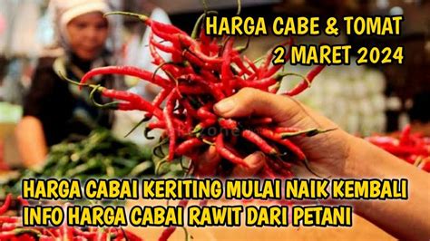 Harga Cabai Hari Ini 2 Maret 2024 Info Harga Cabe Rawit Hari Ini Di