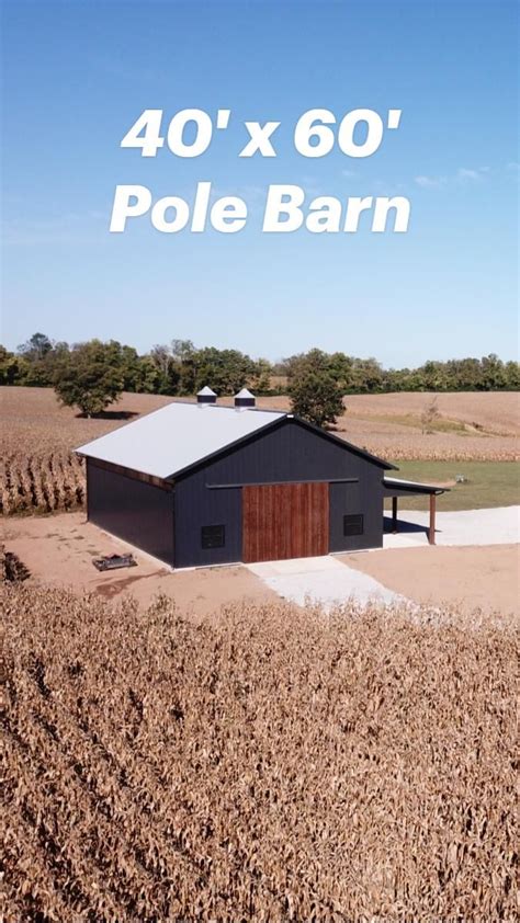 40' x 60' Pole Barn House Plans