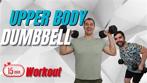 10 Minute Upper Body Dumbbell Workout Follow Along Youtube