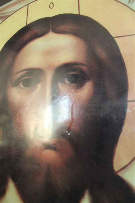 Visions Of Jesus Weeping Icon Of Christ Columbus Ohio