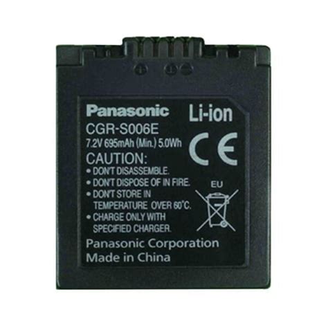 Panasonic Lithium Ion Battery Mah Cgr S E