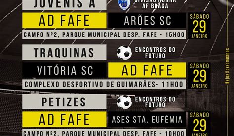 Montelongo Desportivo Todos Os Jogos Da Forma O De Futebol Da Ad Fafe