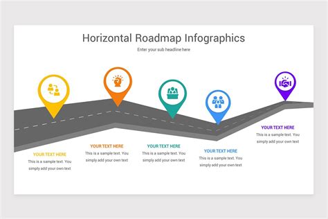 Horizontal Roadmap Powerpoint Template Nulivo Market