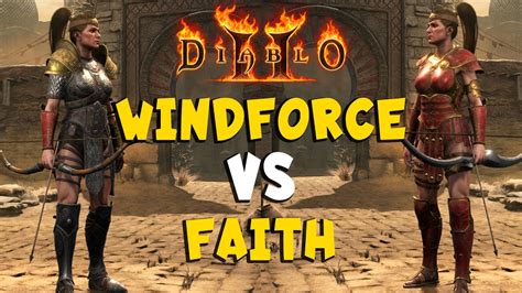 Windforce VS Faith Battle Of The Bows In Diablo 2 Resurrected D2R