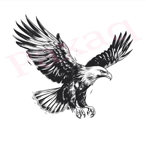 Eagle Svg, Flying Eagle Vector, Eagle Vector Cutfile Png Pdf Svg Jpg ...